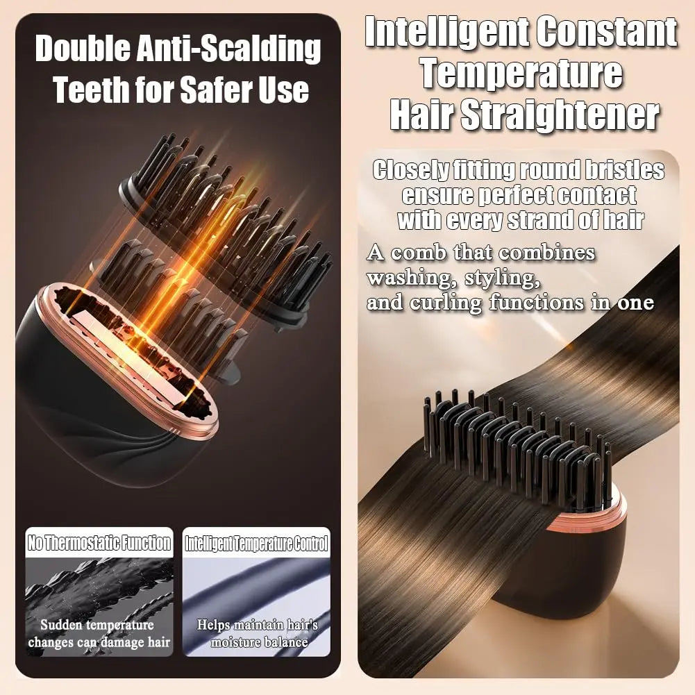 Tulip Mini Cordless Hair Straightener  Brush