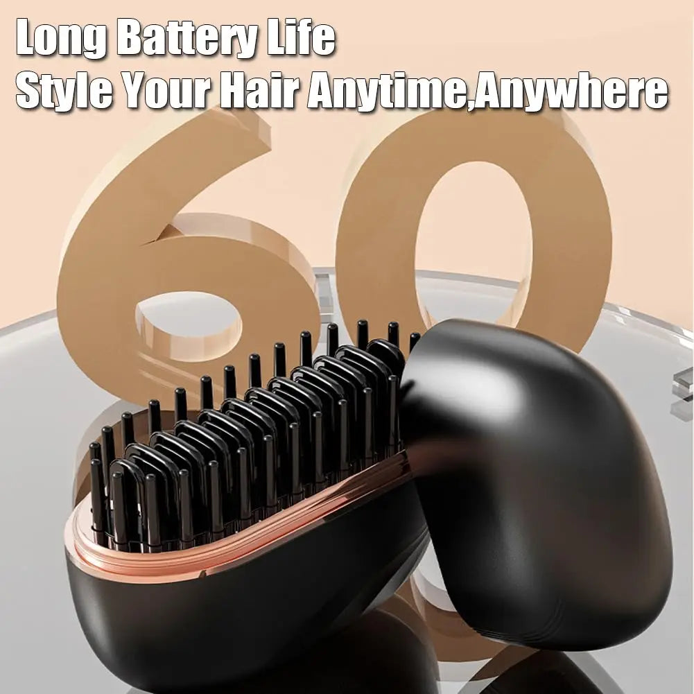 Tulip Mini Cordless Hair Straightener  Brush
